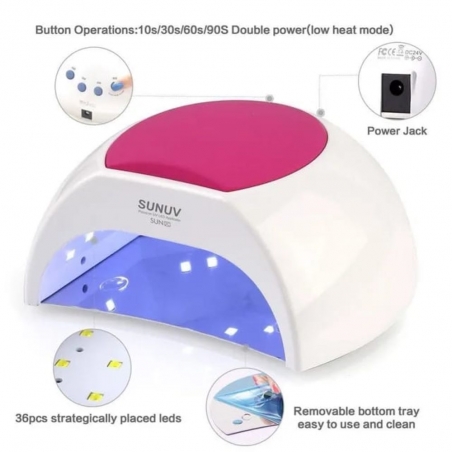 SUN 2C 48W 2 in1 UV Led Nail Lamp