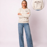 Glow Like a Diva - Cream Jumper size M